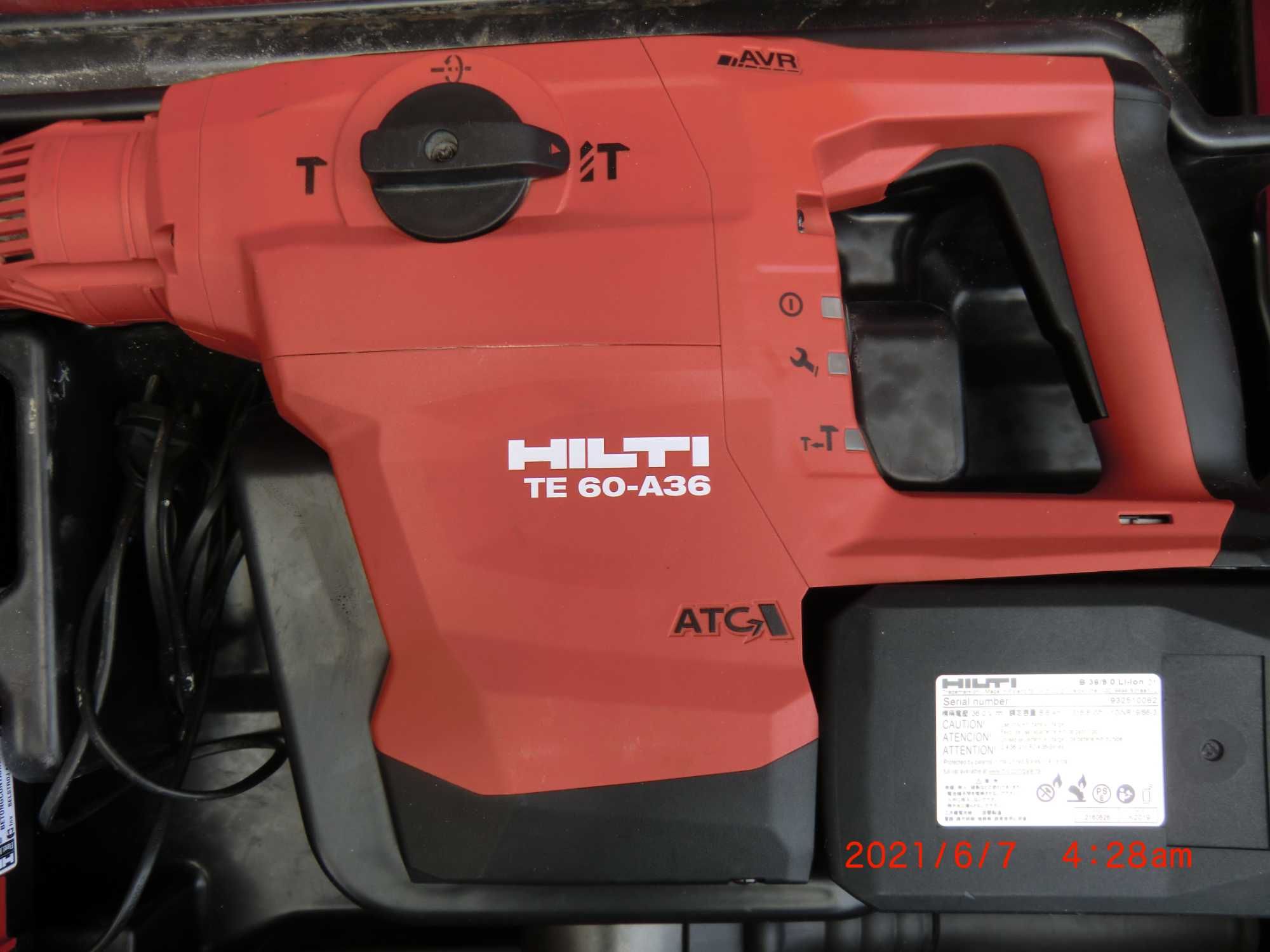 hilti TE 60-A36  ПЕРФОРАТОР