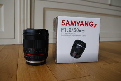 Samyang 50mm f1.2 MFT micro 4/3 lumix (ewentualnie 2szt.)