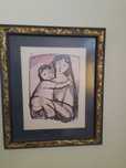 Quadro com estampa.