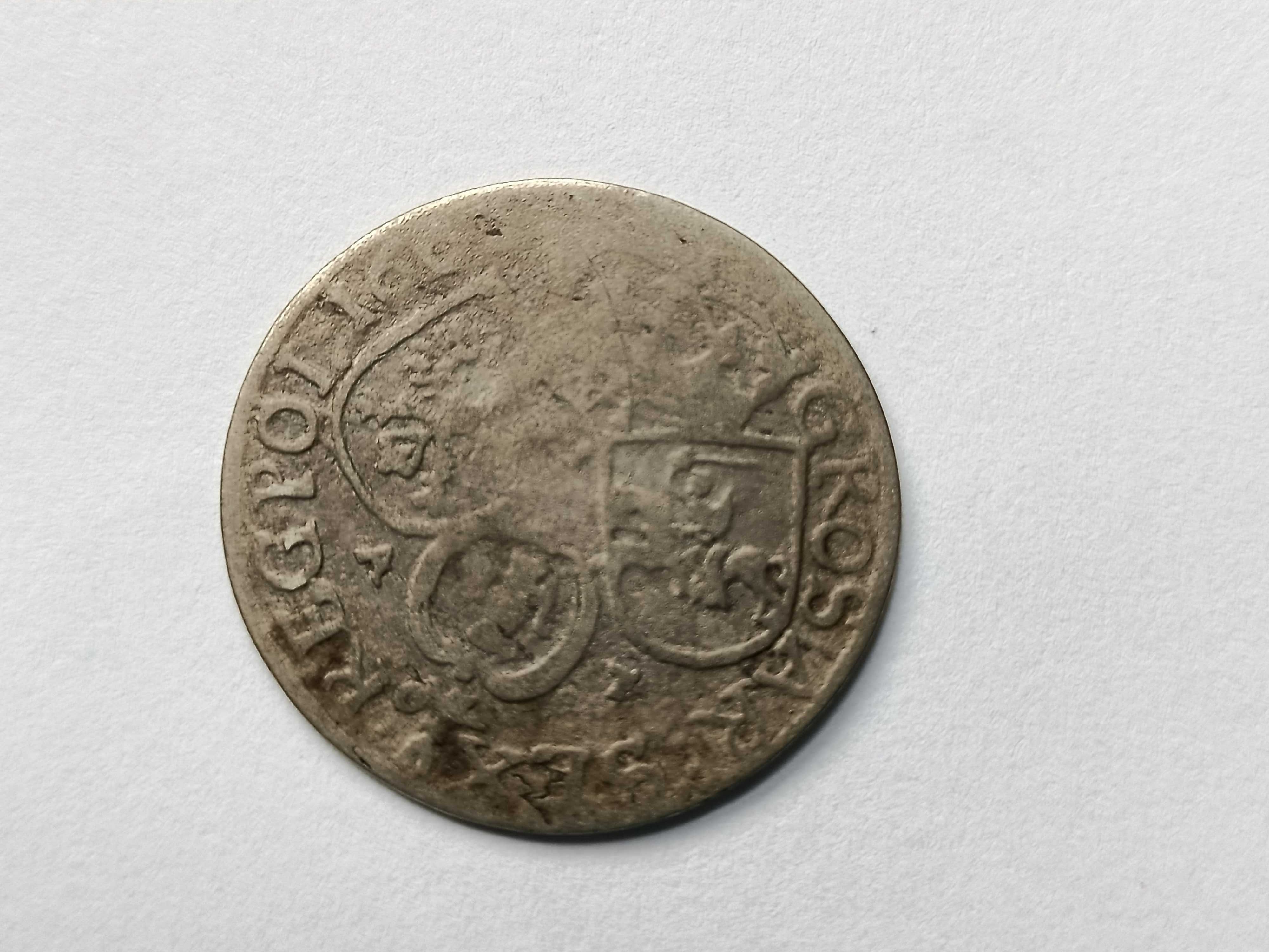 Szustak 1663 AT Jan ll Kazimierz oryginał Srebro