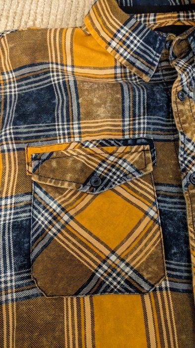 XXL męska koszula w kratę Diverse