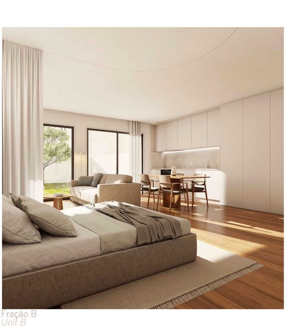 Apartamento Brito Capelo T0+Logradouro Matosinhos