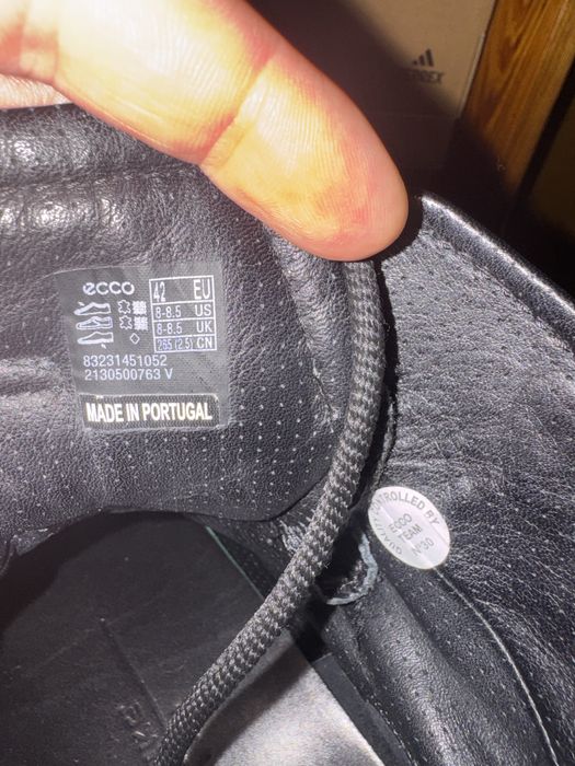 Чоловічі черевики Ecco Exostrike 42,5(27,5см) водонепроникні шкіра