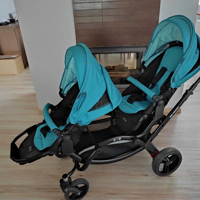 Wózek spacerowy bliźniaczy rok po roku ABC Design Zoom