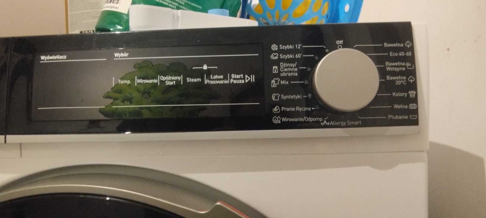Pralka Sharp, model ES-NFH714CWA-PL, 7 kg, 1400 obr