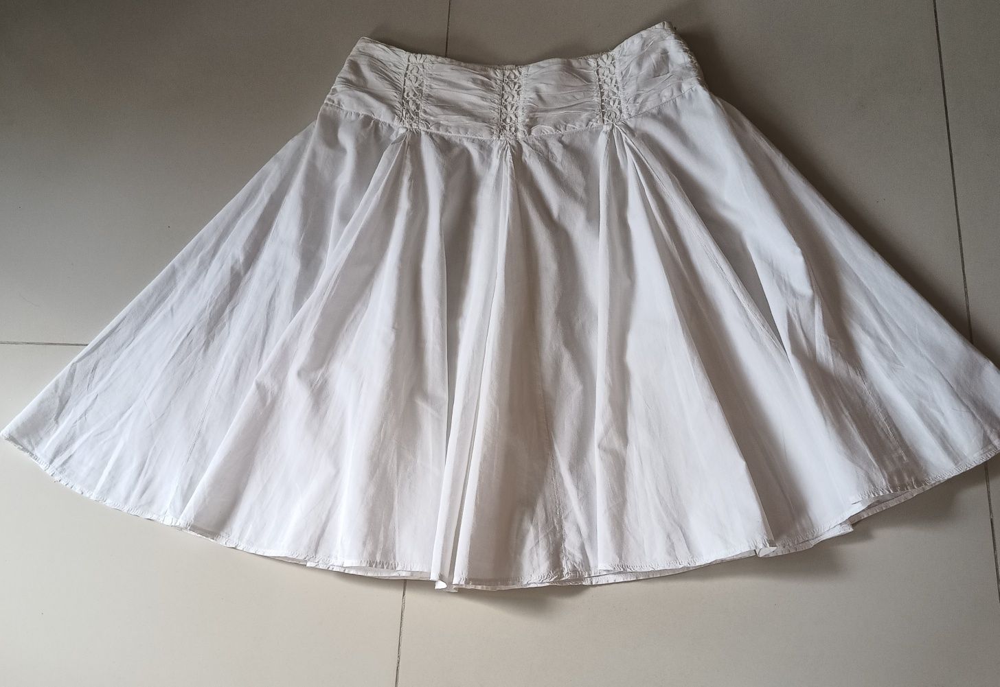 Topshop biała letnia spódnica rozmiar 12