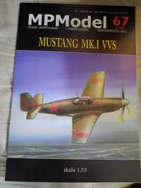 Model kartonowy MPModel samolot Mustang Mk.I VVS