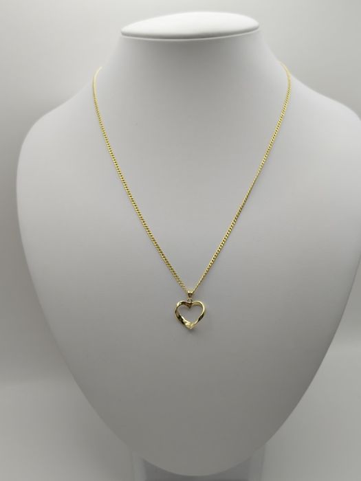 Złota Zawieszka Piękne Serce Pr.585 Nowa Zapraszamy