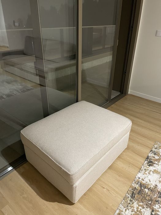 Sofá IKEA KIVIK + pufe com arrumação