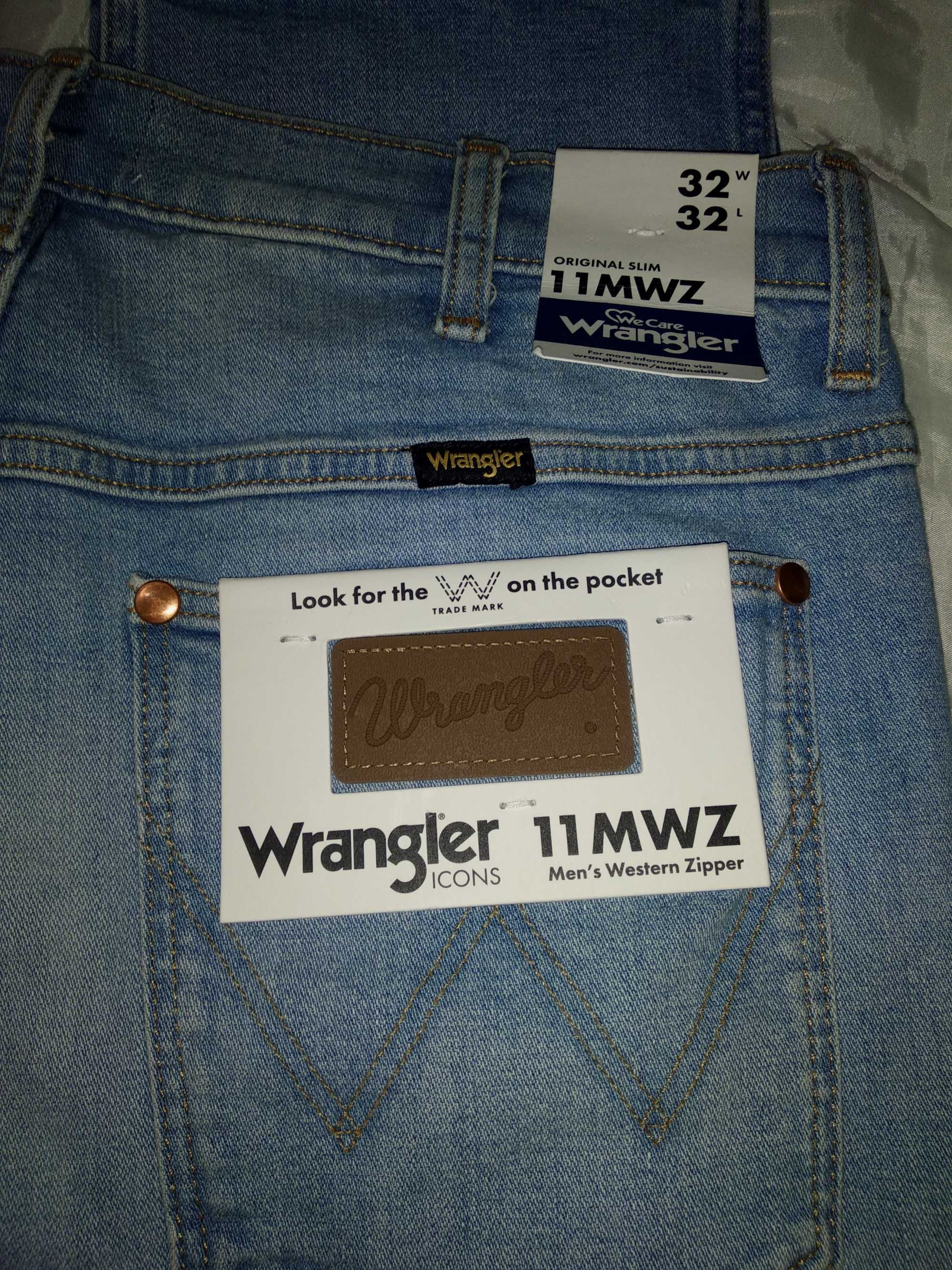 Джинси WRANGLER  11MWZ   stretch W32 L32 made in Bangladesh з США