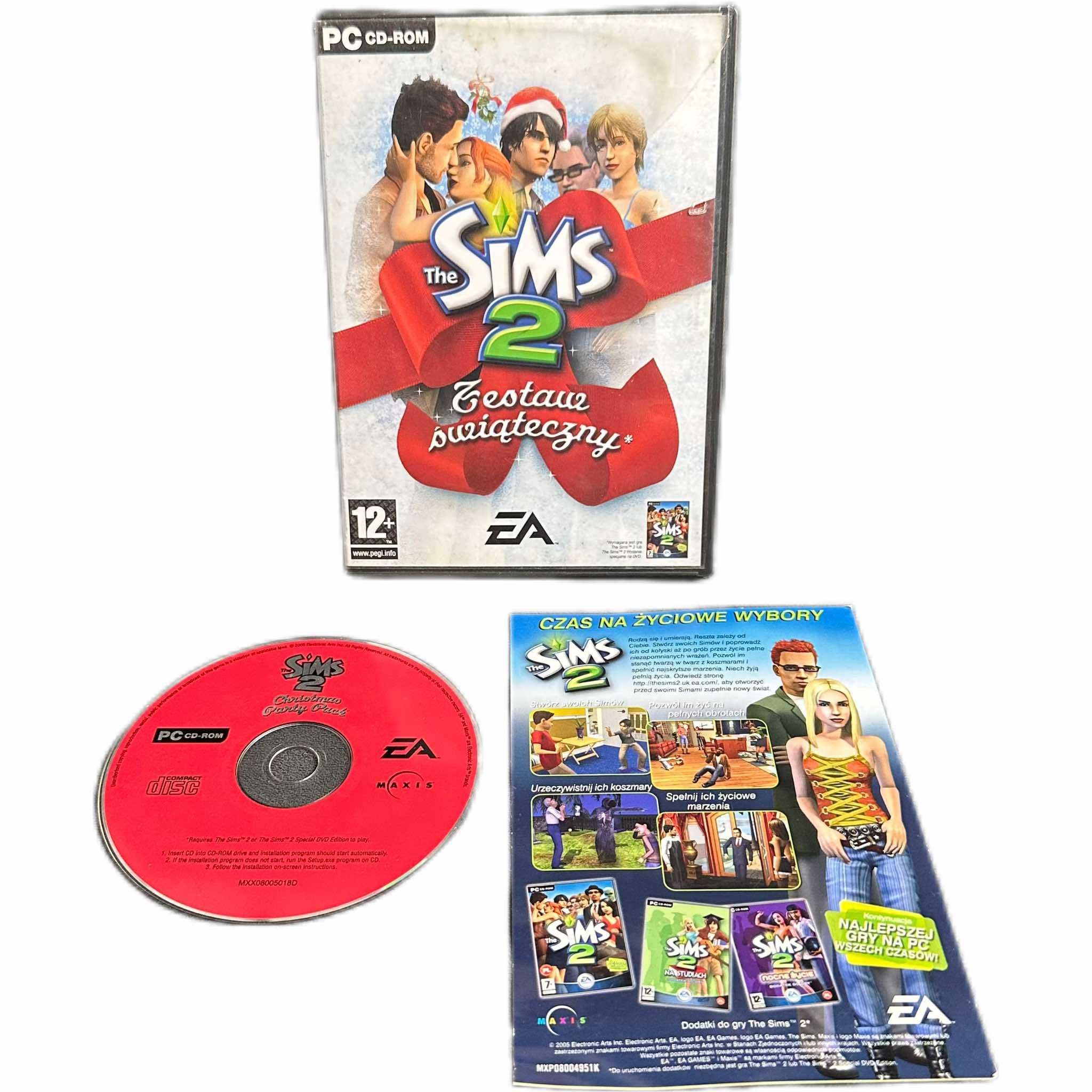 The Sims 2 Na Święta - Zestaw Świąteczny - polska wersja - simsy - PC