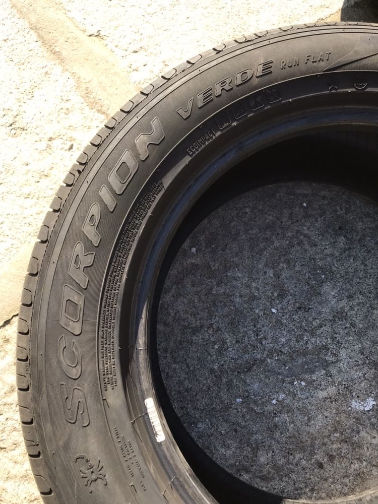 Pneus 255 55 r18 Pirelli run flat