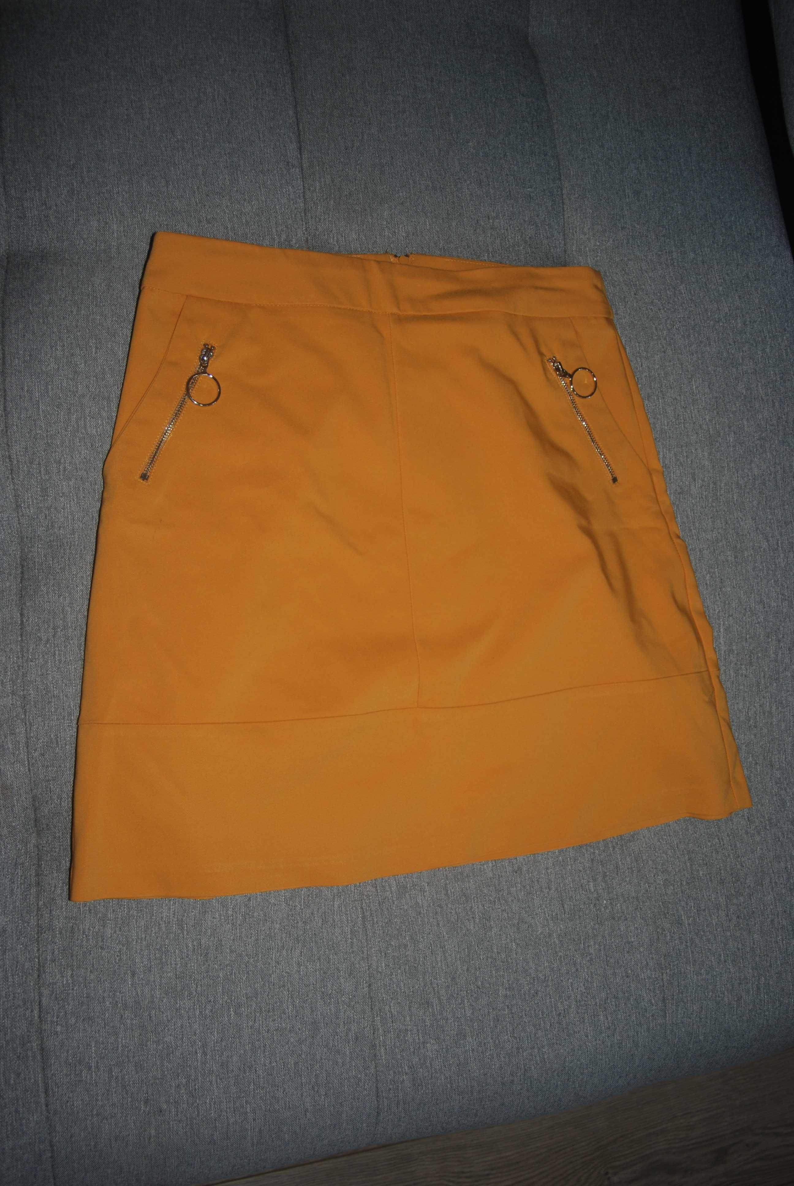 Żółta spódniczka ołówkowa Orsay r.36