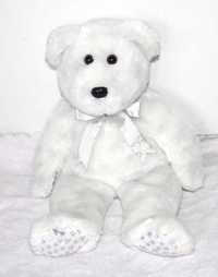 Ty Beanie Buddy The Beginning Bear Babies Baby 2000 miś biały teddy