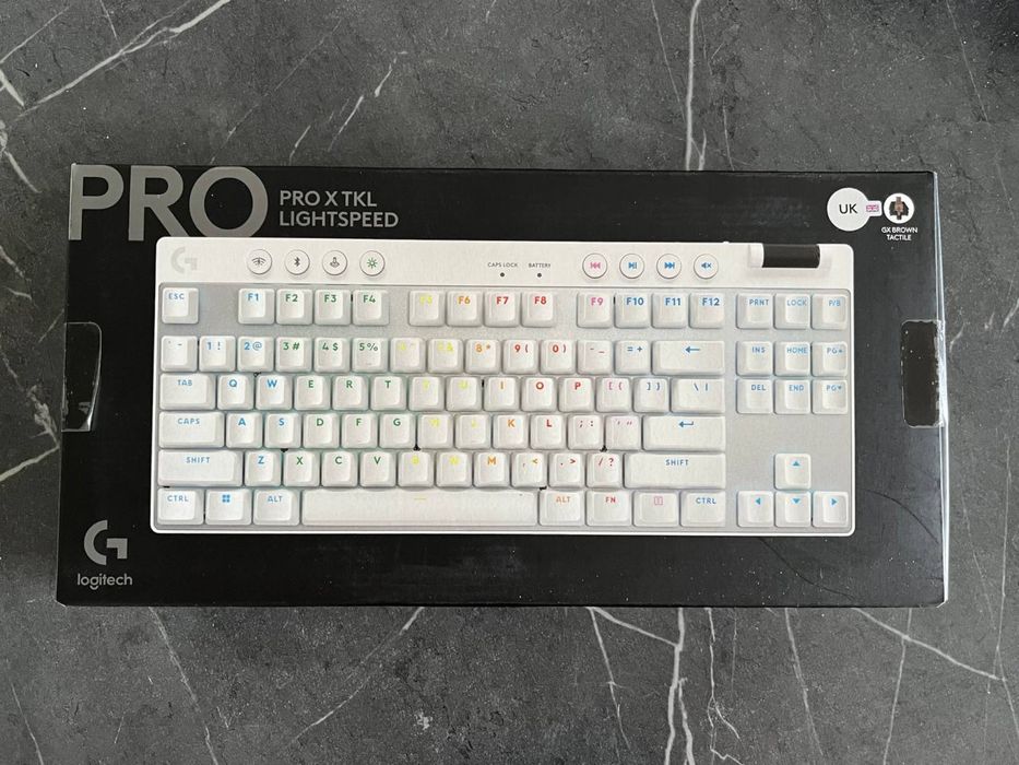 NOWA Logitech PRO X TKL UK Biała