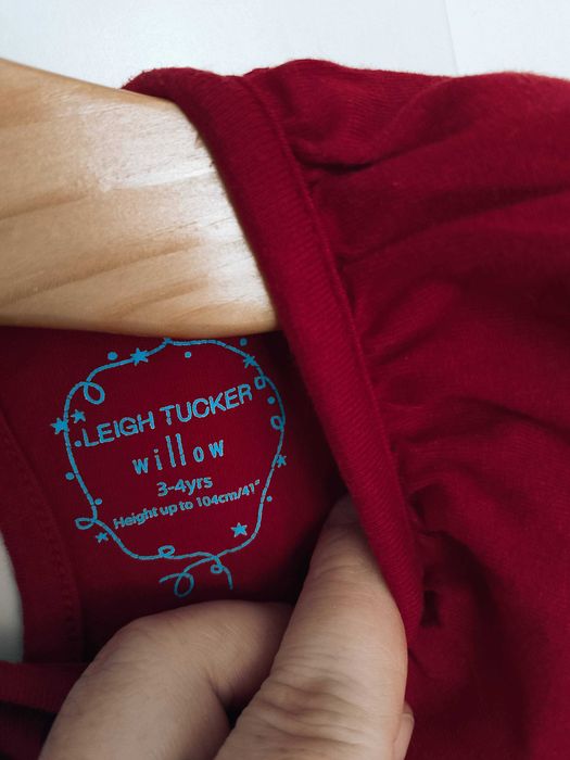 Sukienka 104 tiul czerwona bawełna święta walentynki