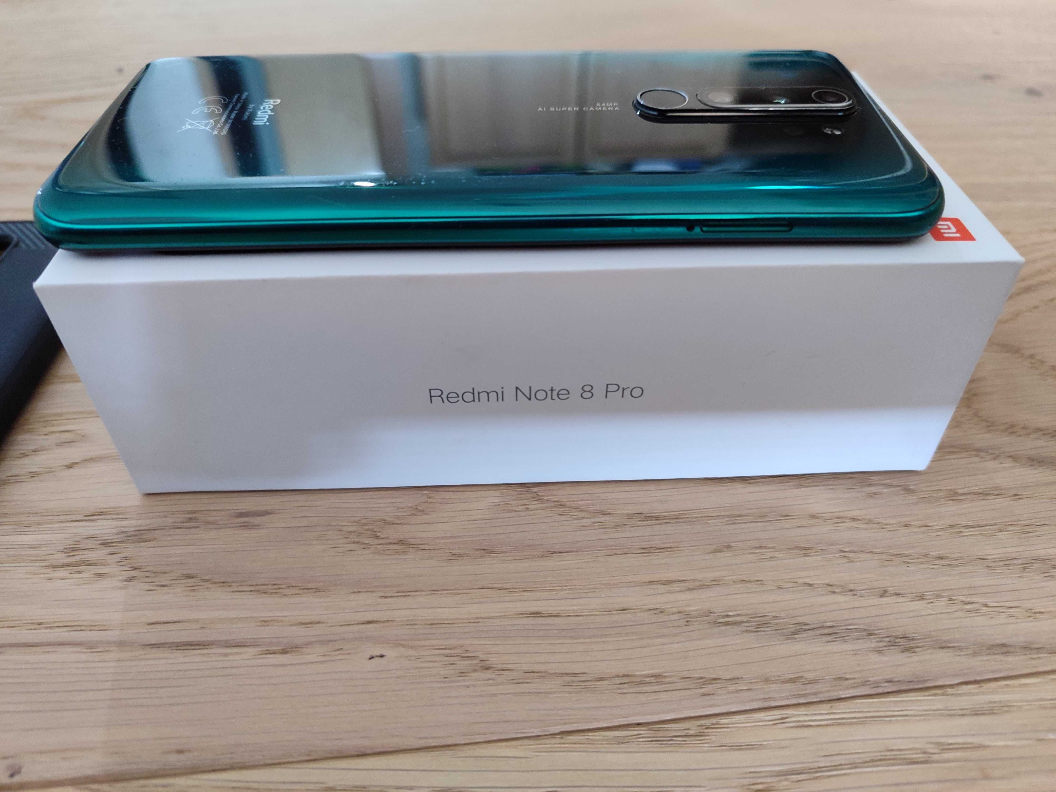 Redmi Note 8 Pro 6/64GB Forest Green - stan bardzo dobry