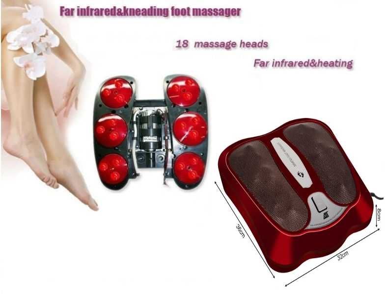 MASSAJADOR DE PÉS SHIATSU COM INFRAVERMELHOS