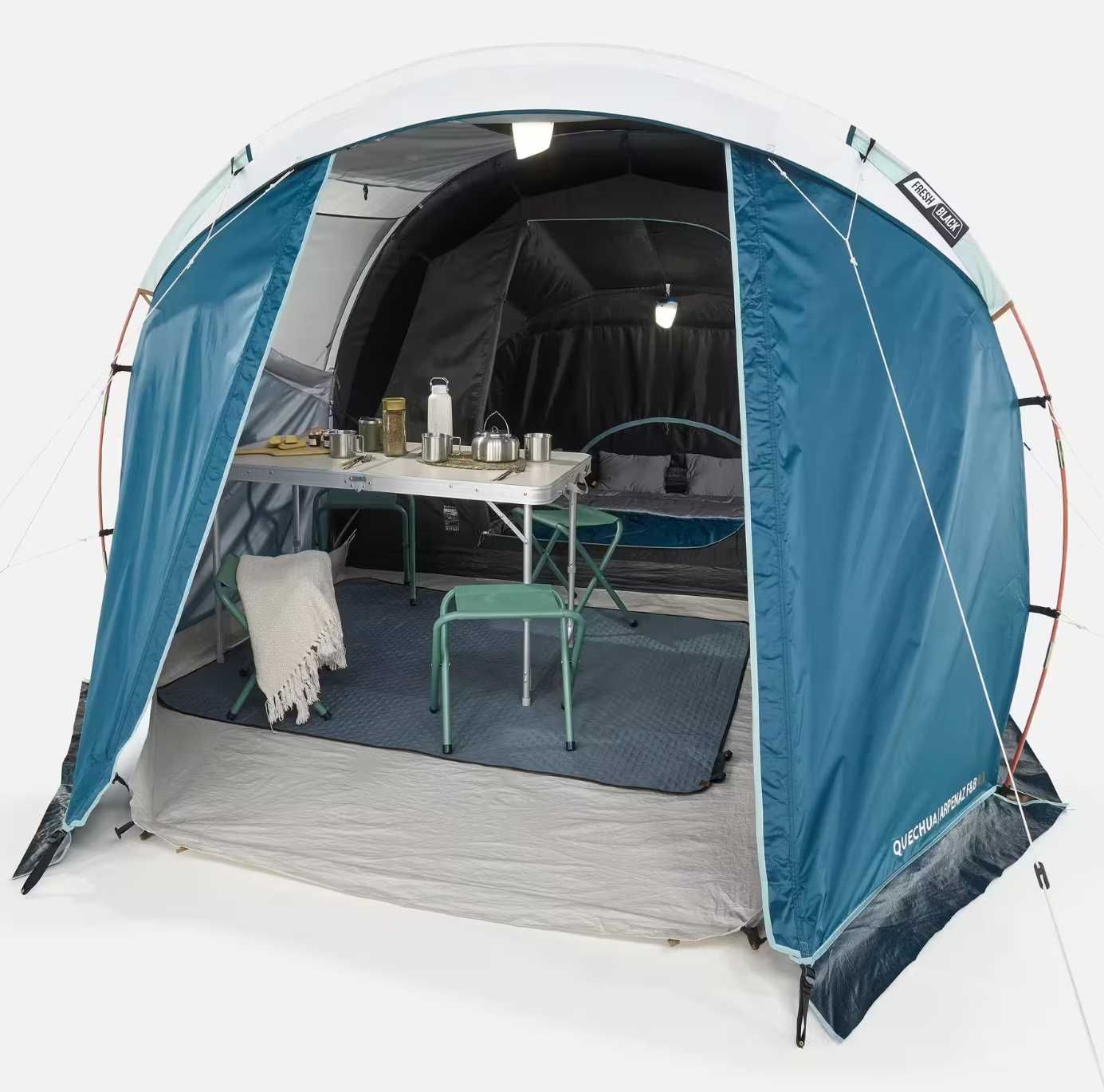 Namiot kempingowy Quechua Arpenaz 4.1 F&B 4-osobowy, 1 sypialnia