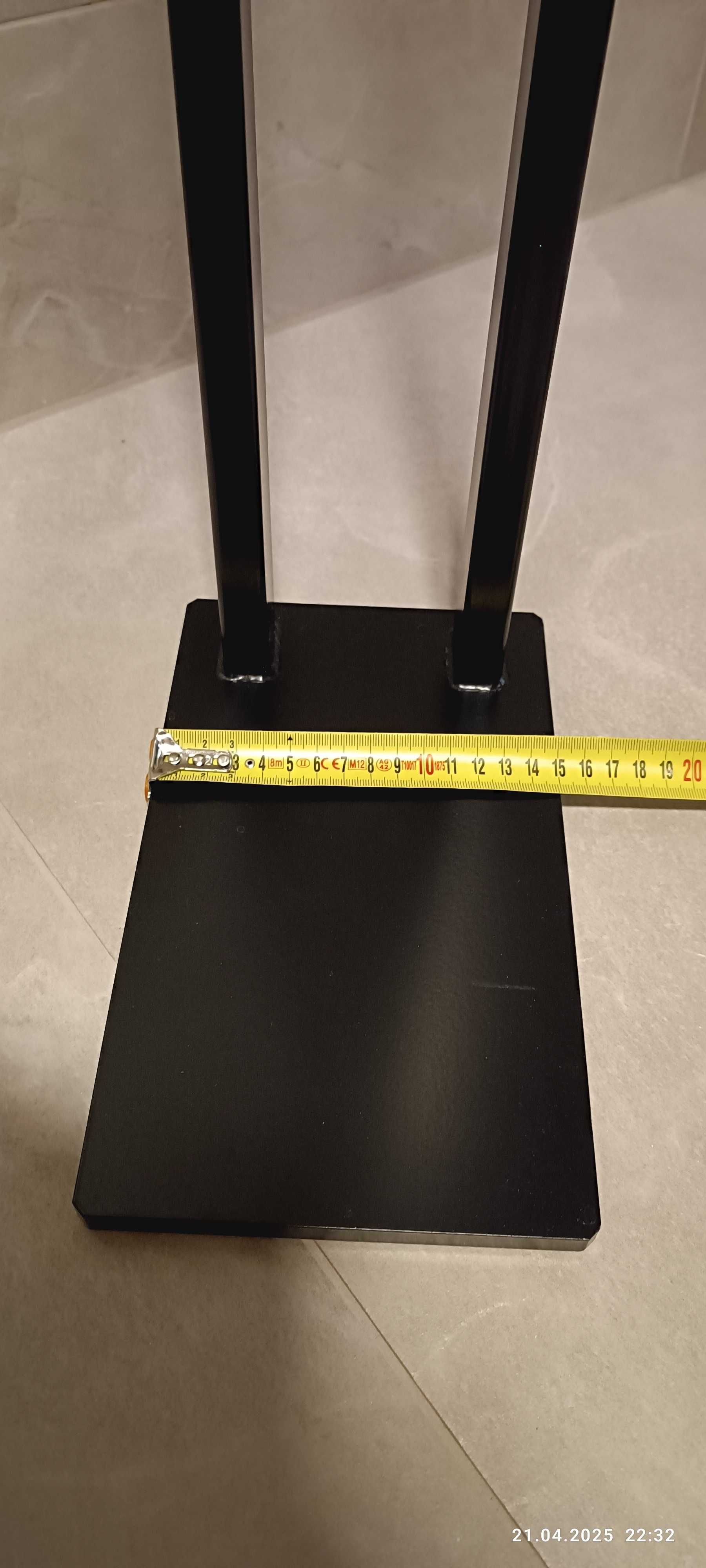Andex Technic stojak na dwa ręczniki czarny 341/NG