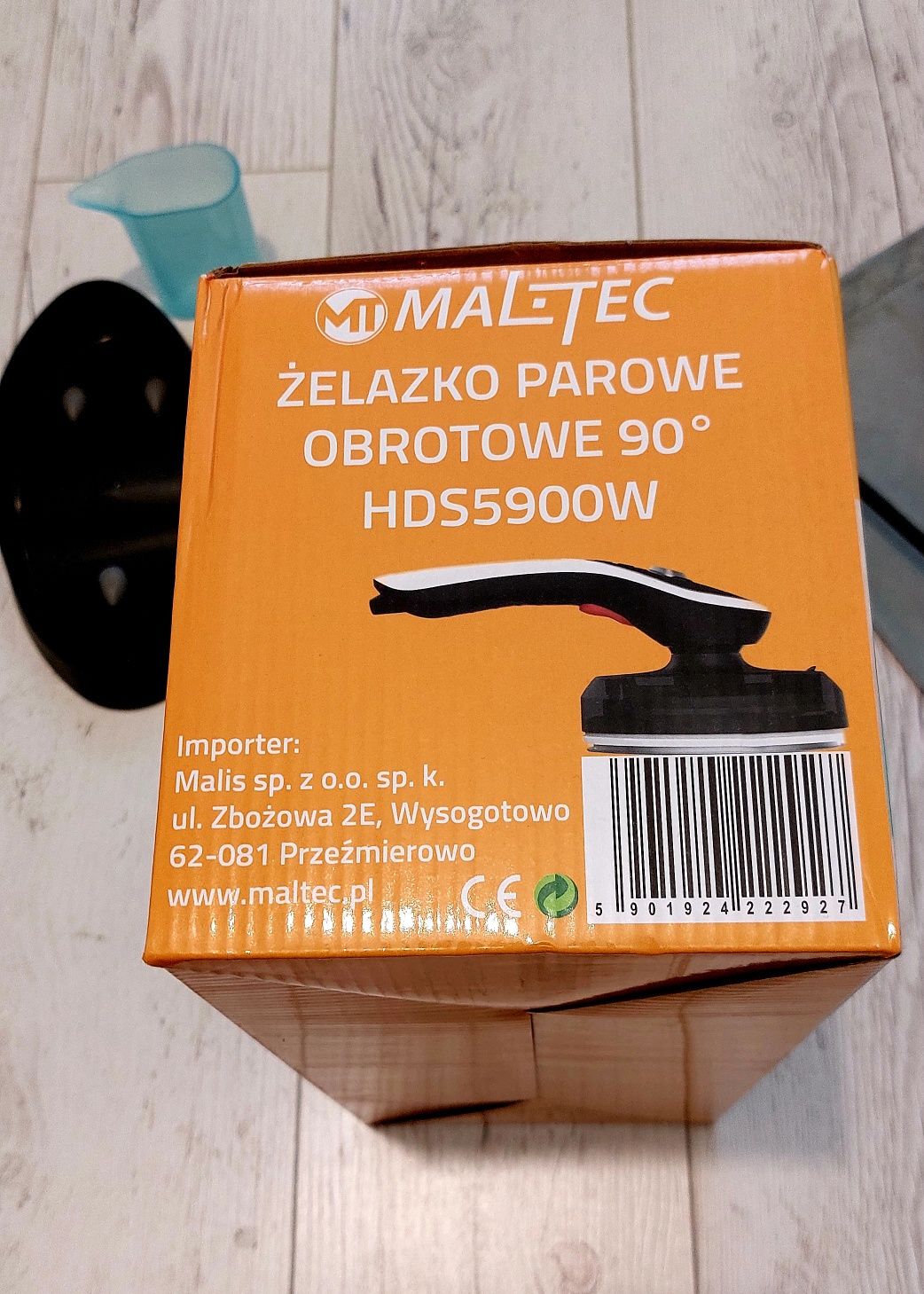 Żelazko parowe obrotowe steamer parownica 2w1 MalTec