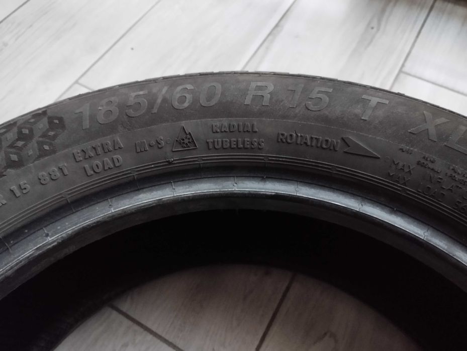 BESTDRIVE (CONTINENTAL) komplet 4 x Winter 185/60 R15 opony zimowe