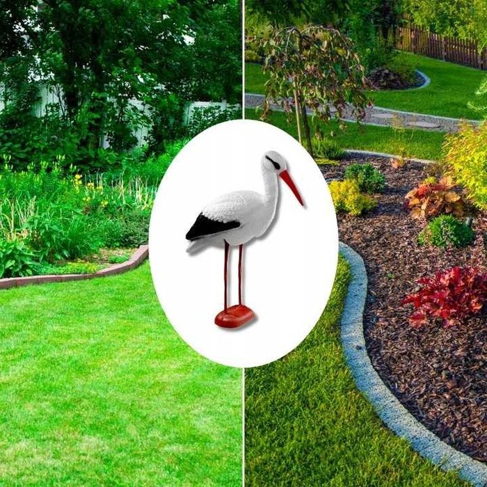 Bocian Ogrodowy Ozdoba Do Ogrodu Dekoracja Duży XXL 78cm