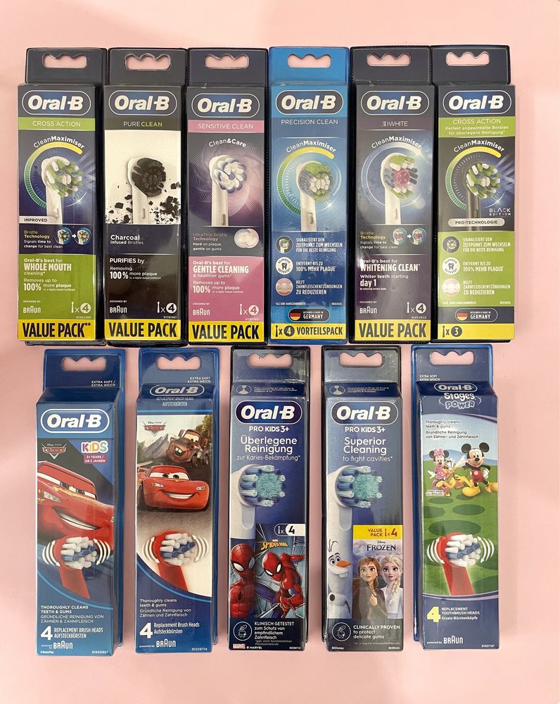 Оригінальні насадки з Німеччини Oral-b Braun