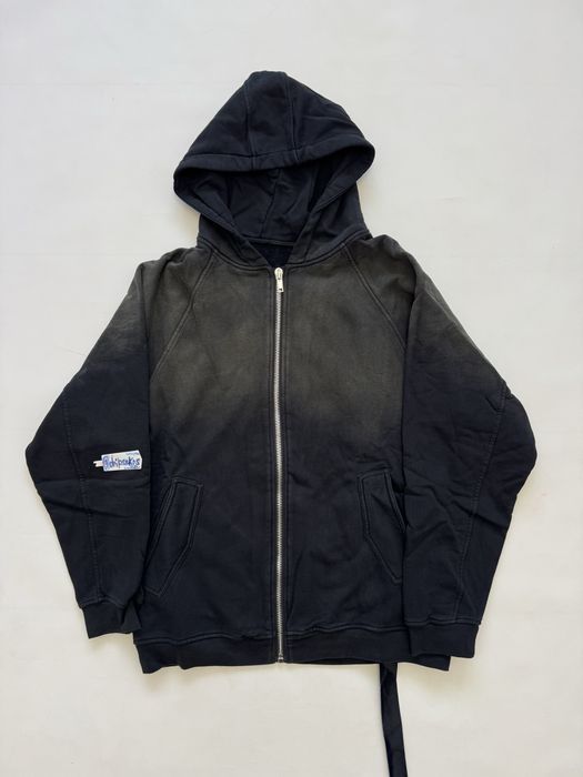 зип худи Rick Owens Washed DRKSHDW zip up raf simon balenciaga ветмо