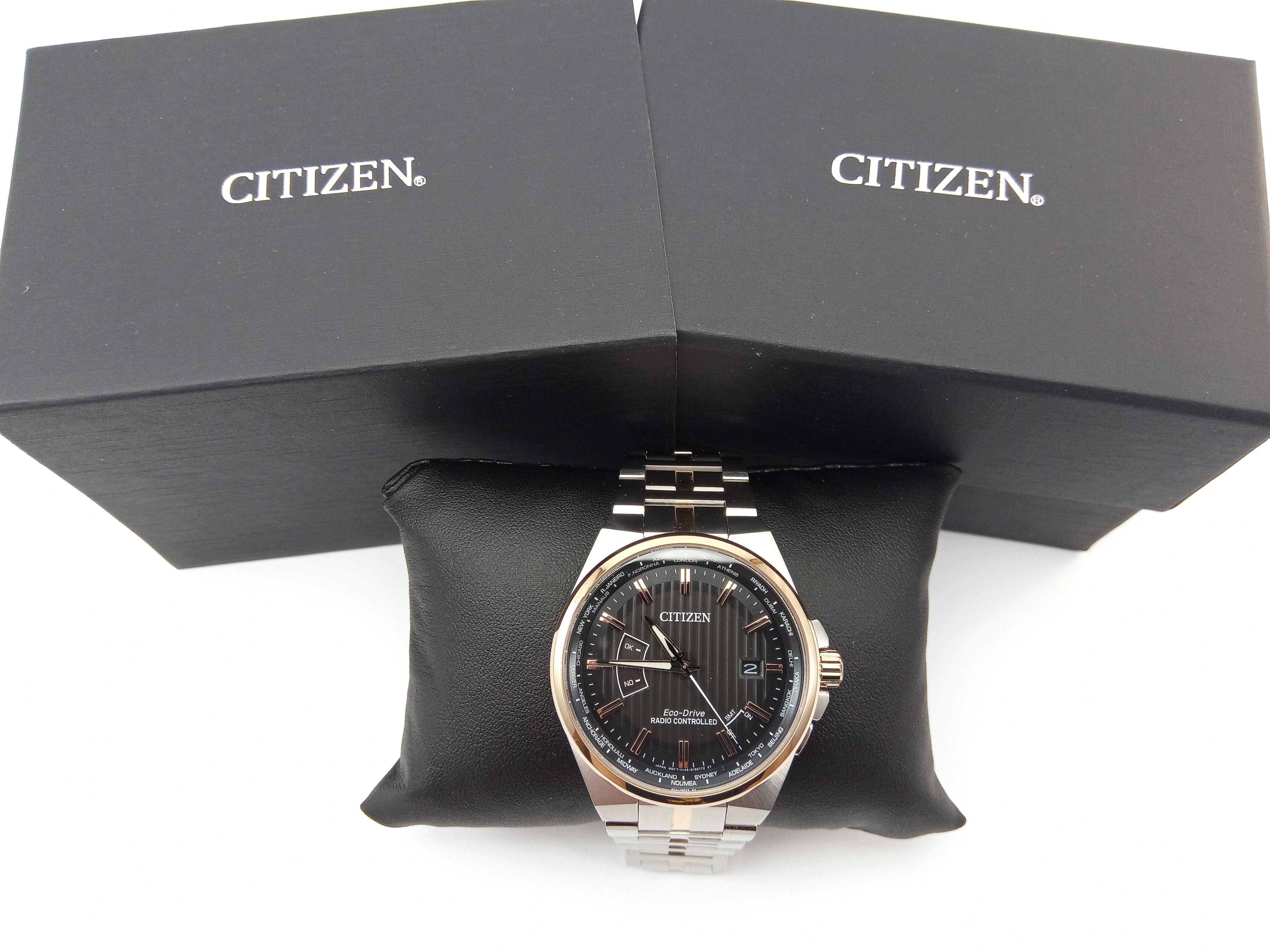 Годинник Citizen Eco-Drive CB0166-54H радіоконтроль, сапфір - часы