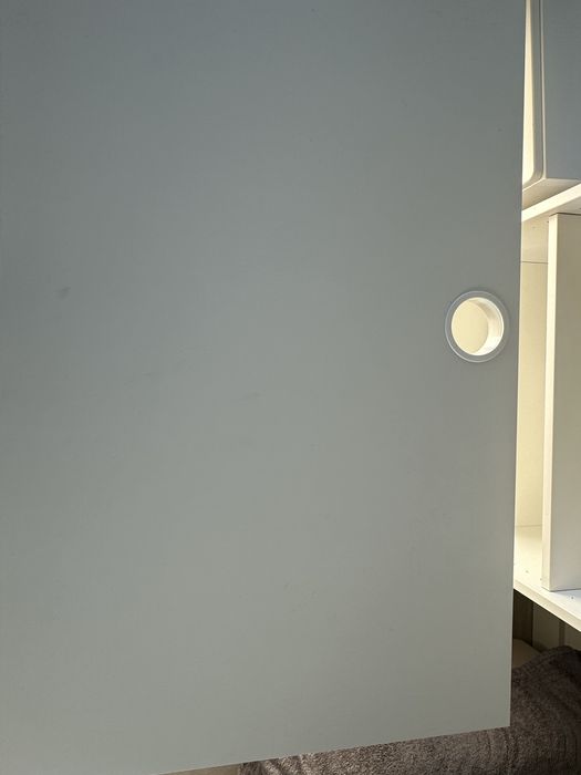 IKEA biurko z kontenerkiem białe 155 x 62x 74