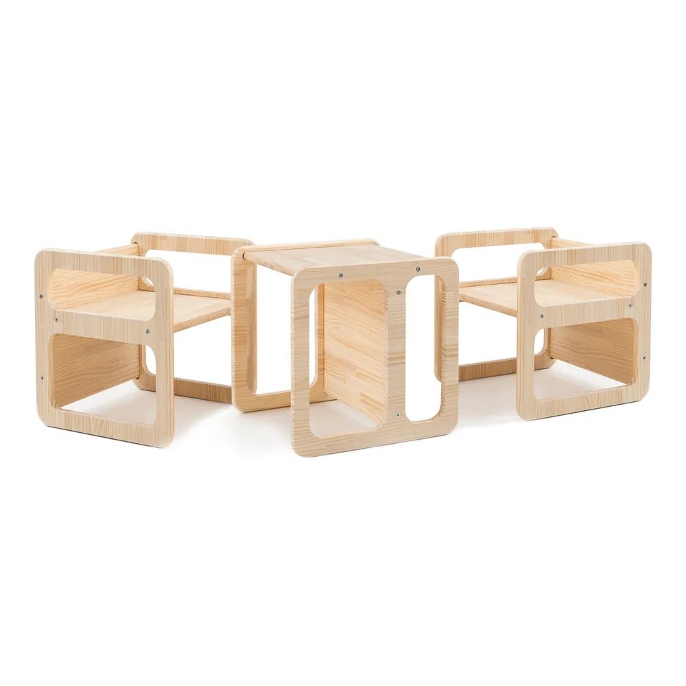 Drewniane biale krzesełko dla dzieci Natural Little Nice Things Montes