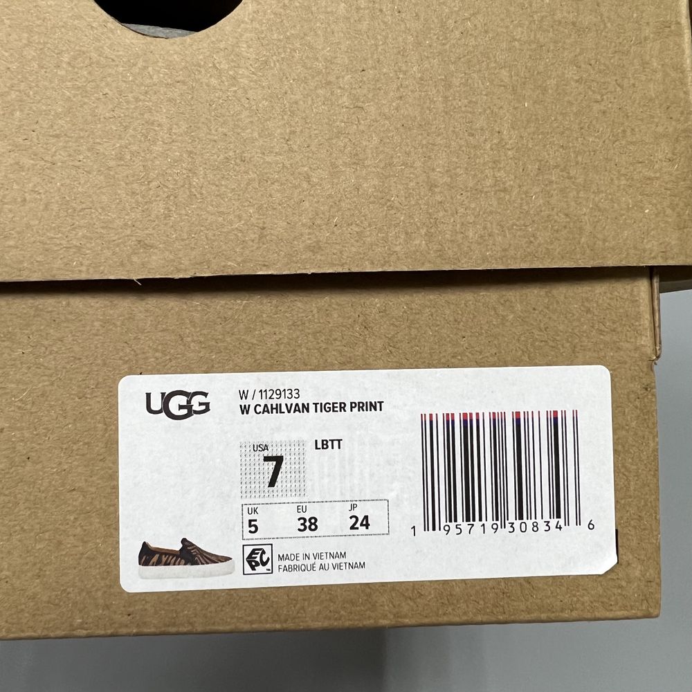 UGG Cahlvan оригинал новые женские слипоны кроссовки на лето (NEW)