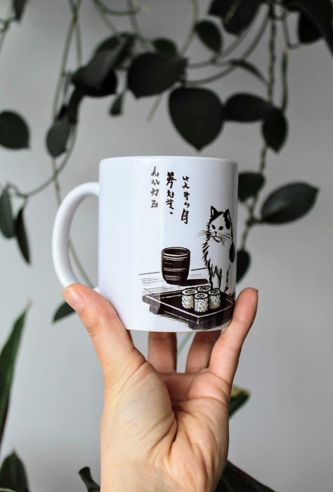 Kubek Kot w Kimonie, kotki dwa, 330ml