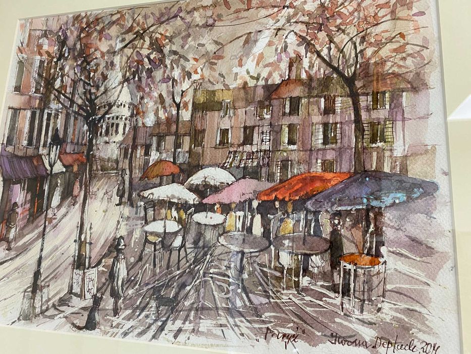 Obraz Paryż Iwona Deptuch - Dymowska