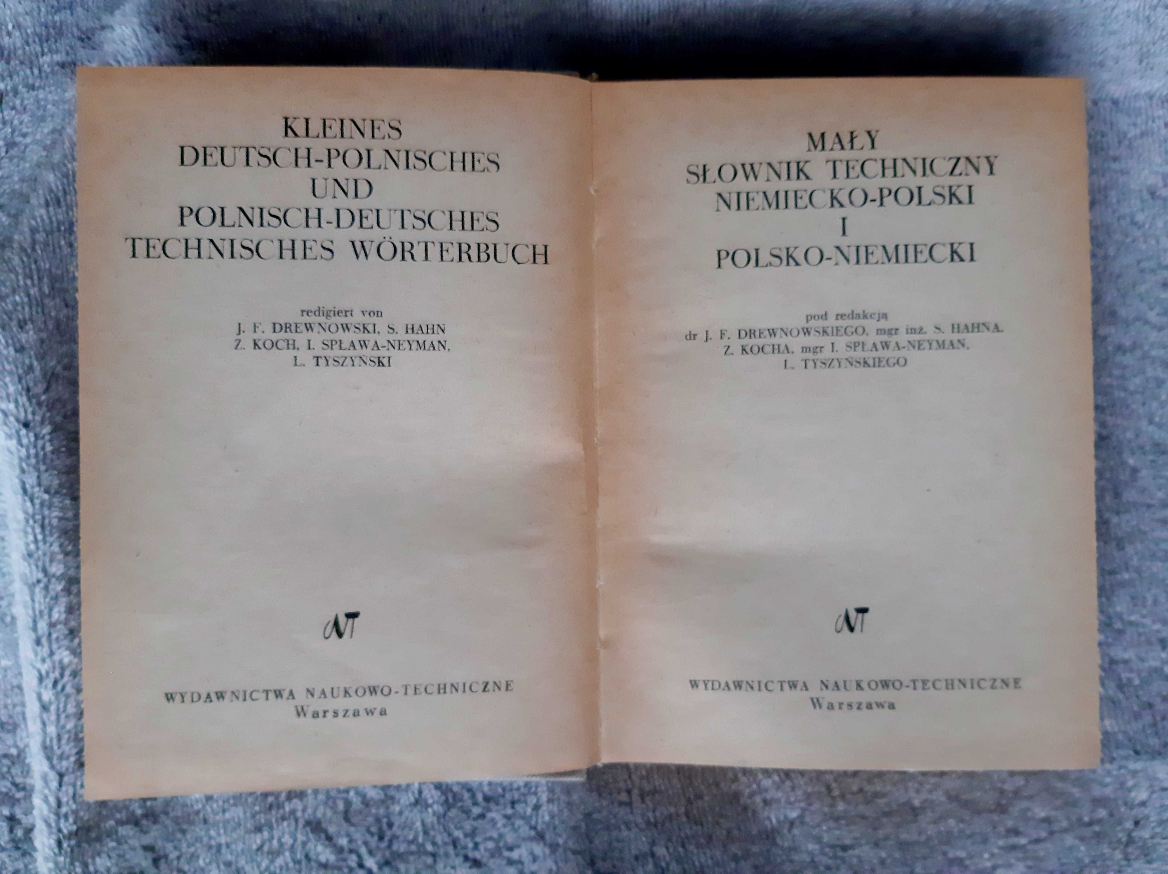 Mały Słownik Techniczny Niemiecko-Polski i Polsko-Niemiecki
