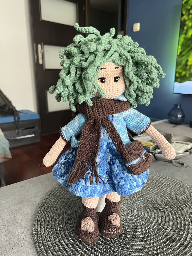 Lalka, przytulanka, amigurumi, handmade