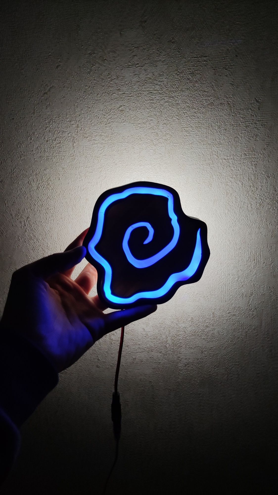 Candeeiro LED 3D personalizado (Nome)