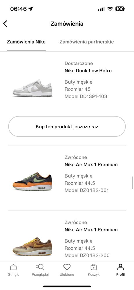 Nike Dunk Low 45 Grey Fog z oryginalnym kartonem