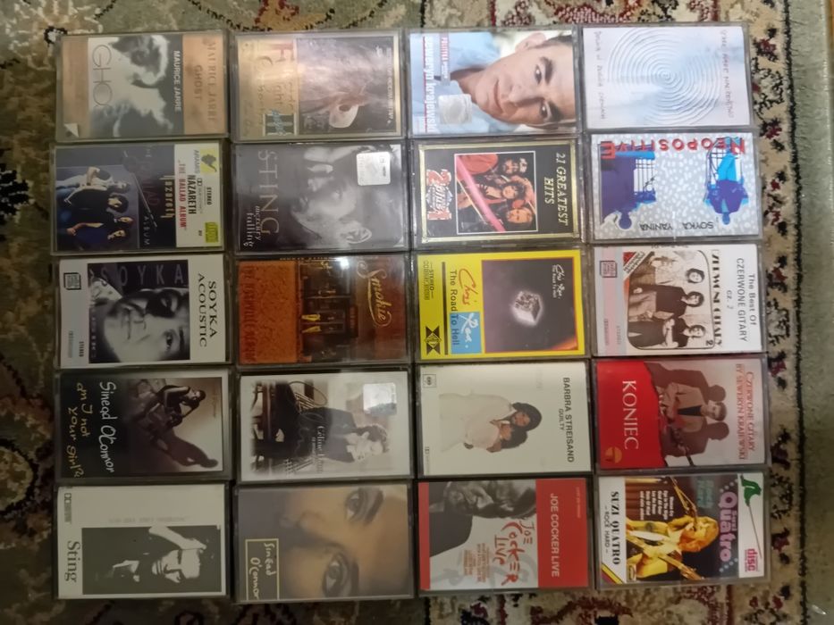 Kasety Magnetofonowe, Zestaw #5, 20 Sztuk, Wyprzedaż Kolekcji! OKAZJA!