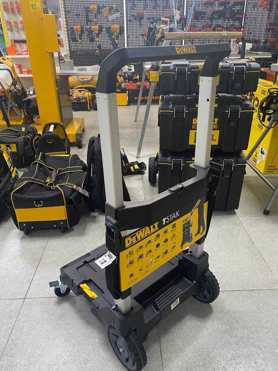 DeWALT візок до 100 кг ящики TSTAK тележка з ручкою. Доставка безкошт