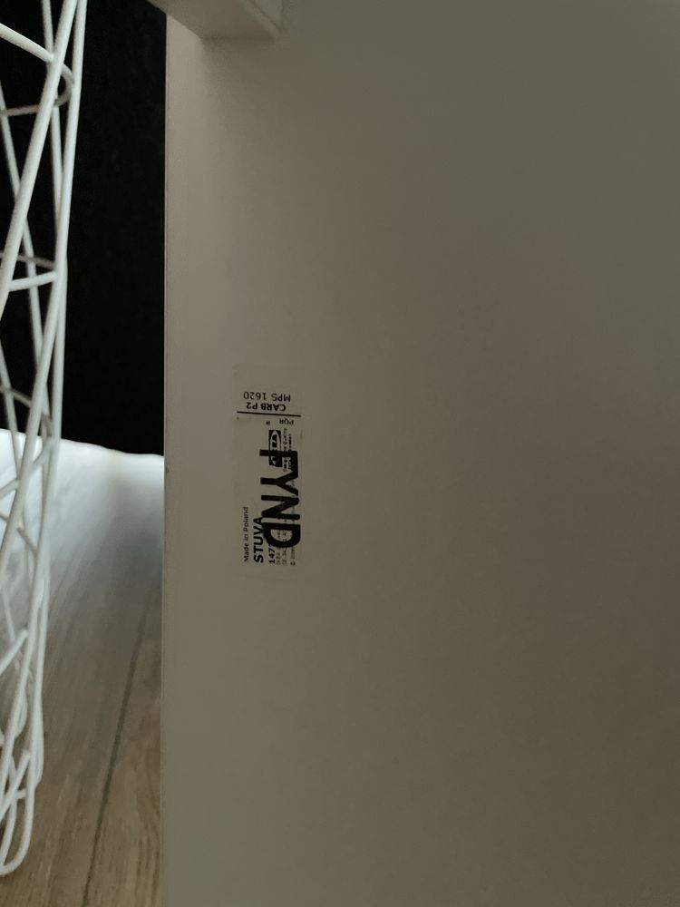 Biurko i krzesełko Ikea Stuva Smadtad białe