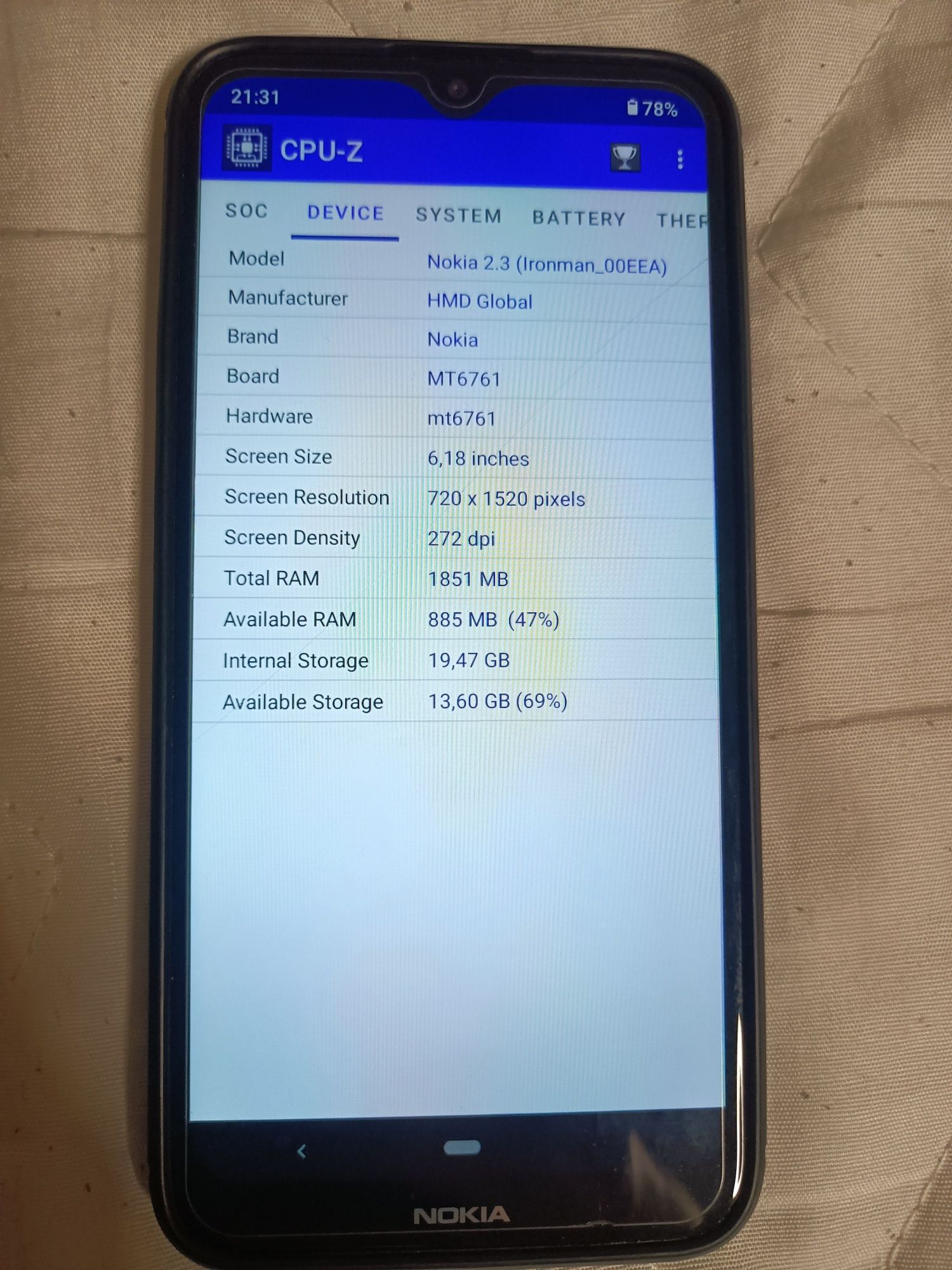 Telefon Nokia 2.3