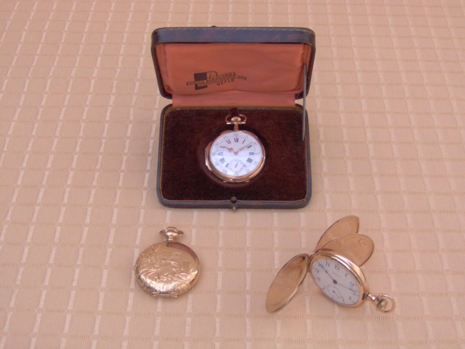 Relógio de bolso marcado