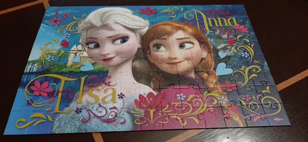 Puzzle Frozen Disney 100 elementów Trefl