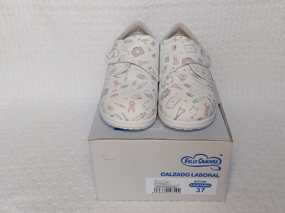 Sapato para enfermeira/auxiliar de saúde