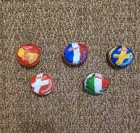 Bolas bandeiras Euro 2012 Kellogg's