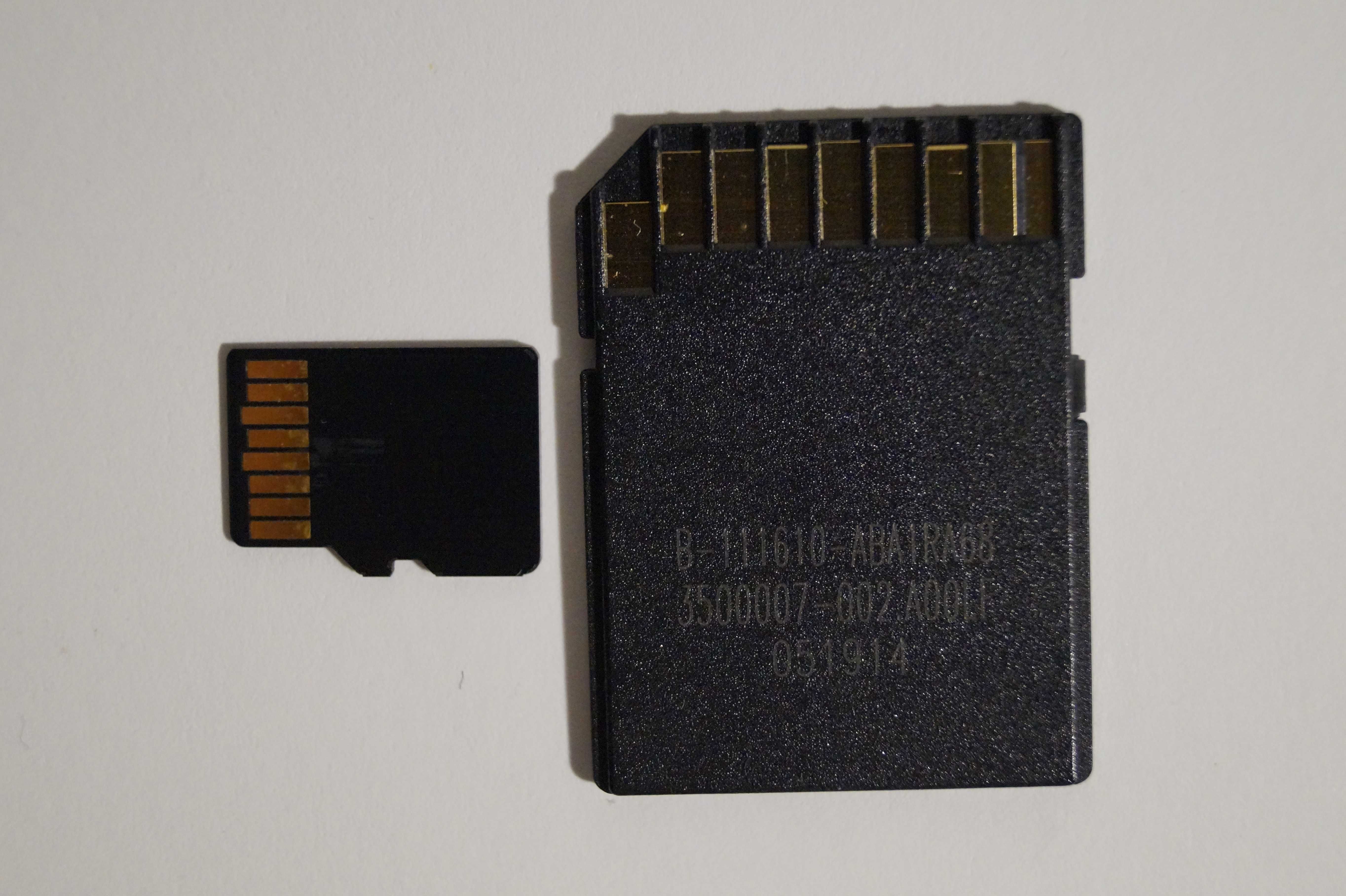 Карта памяти Kingston microSDHC 8GB C10 UHS-I U1 с адаптером SDHC
