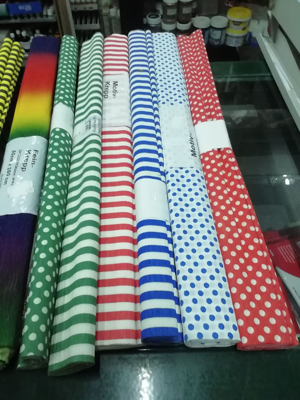 Lote 30 folhas papel crepe estampado, novo