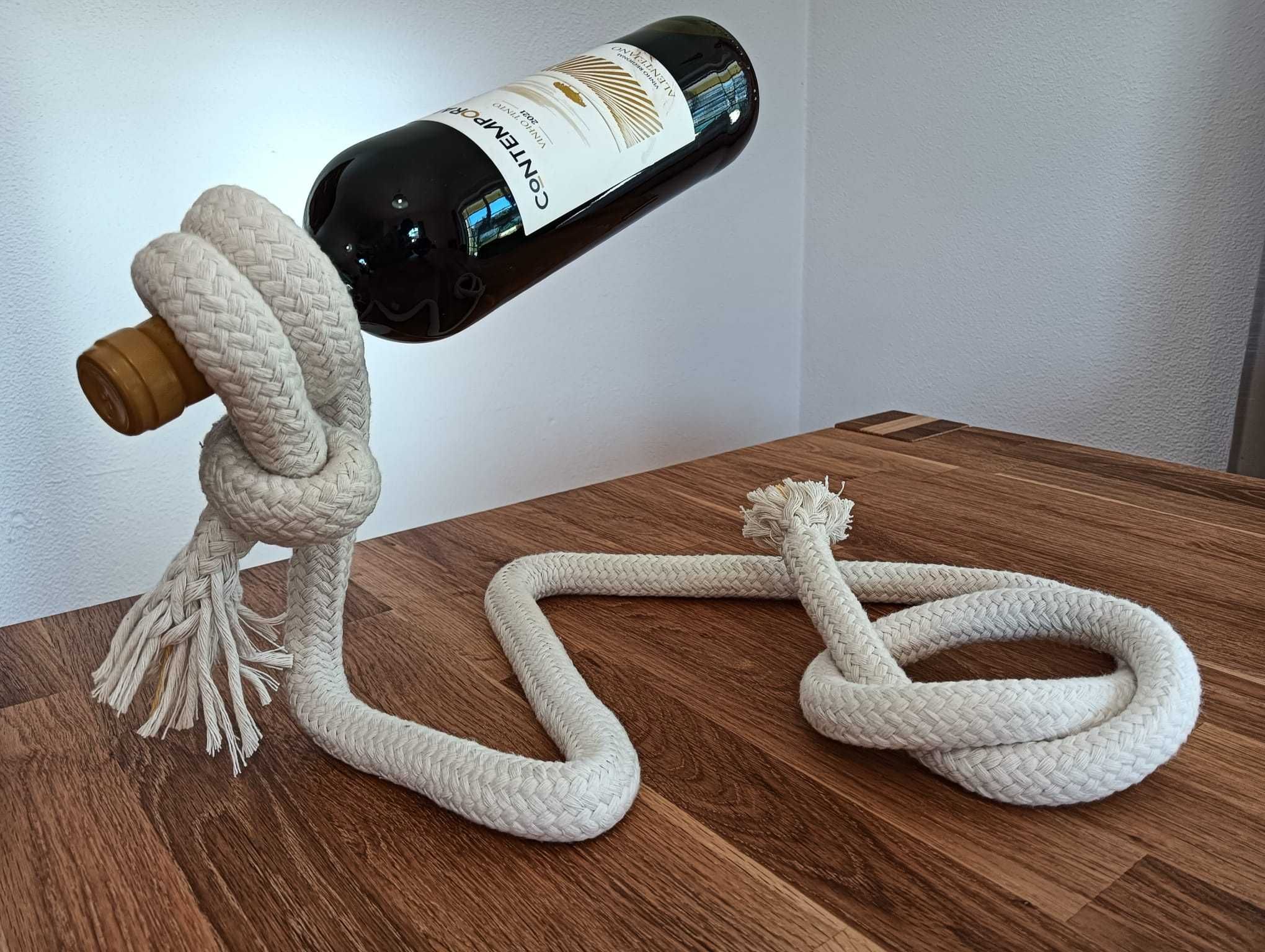 SUPORTE MAGICO PARA GARRAFAS DE VINHO #MAGIC WINE BOTTLE ROPE#